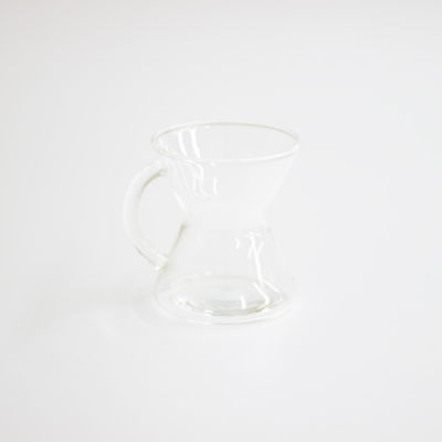 Chemex 1 Cup Glass อุปกรณ์ชงเครื่องดื่มสำหรับ 1 แก้ว ทำจากแก้วบอโรซิลิเกตที่ทนความร้อนสูง