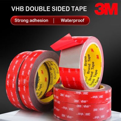 3M VHB Car Special Acrylic Foam Doubule Sided Tape Waterproof No Trace Heavy Duty For Car Fixed/Wall Stickers/Household Decor Adhesives Tape
