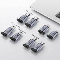 ตัวแปลง USB ขนาดเล็ก480Mbps ของ BUILS 2ชิ้นอะแดปเตอร์ OTG โทรศัพท์มือถืออลูมิเนียมอัลลอยด์ชนิด C ตัวผู้-ตัวเมียเป็นไมโคร USB USB แล็ปท็อป