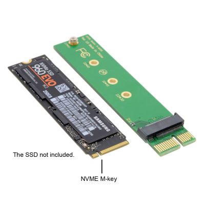 Jimier CY NGFF M-key NVME AHCI SSD to PCI-E 3.0 1x x1 Vertical Adapter for XP941 SM951 PM951 960 EVO SSD