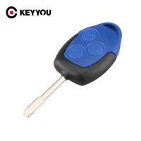 KEYYOU Replacement 3 Buttons Transit Connect Set Remote Car Key Shell For Ford Transit Blue Key Case Styling Cover