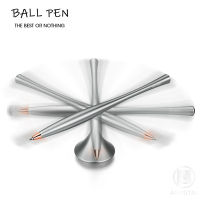 Andstal High-End Full Metal Ball Pen Black Ink Mens Office Signature Pen Business Private Gift Rotating Decompression Pens