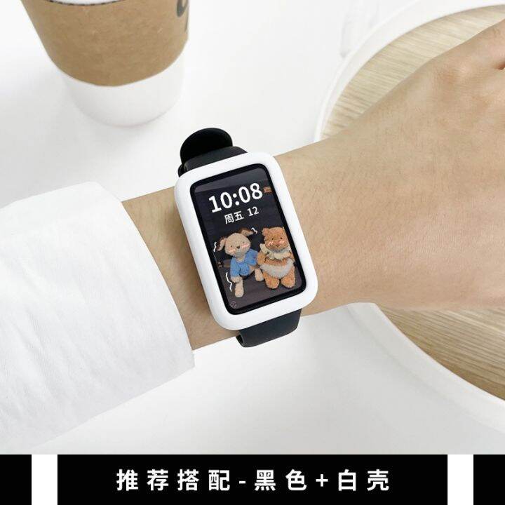 เคสซิลิโคนอ่อนนุ่มสำหรับ-redmi-smart-band-2-สาย-tpu-ป้องกันหน้าจอป้องกันรอยขีดข่วนอุปกรณ์เสริมเปลือก