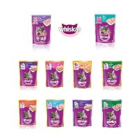 Whiskas วิสกัส อาหารเปียกแมว เพาซ์ 80G.x 7 PCS