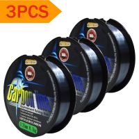 3Pcs 100M Fluorocarbon Coated LineJapanese raw material Super Strong Sea Fishing Sinking Carp Fishing Line Fishing Lines