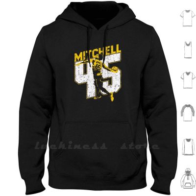 Donovan Mitchell เสื้อฮูดแขนยาวบาสเกตบอลทีมกีฬานักบาสเกตบอล Joe Ingles Derrick โปรดปราน Ricky Rubio