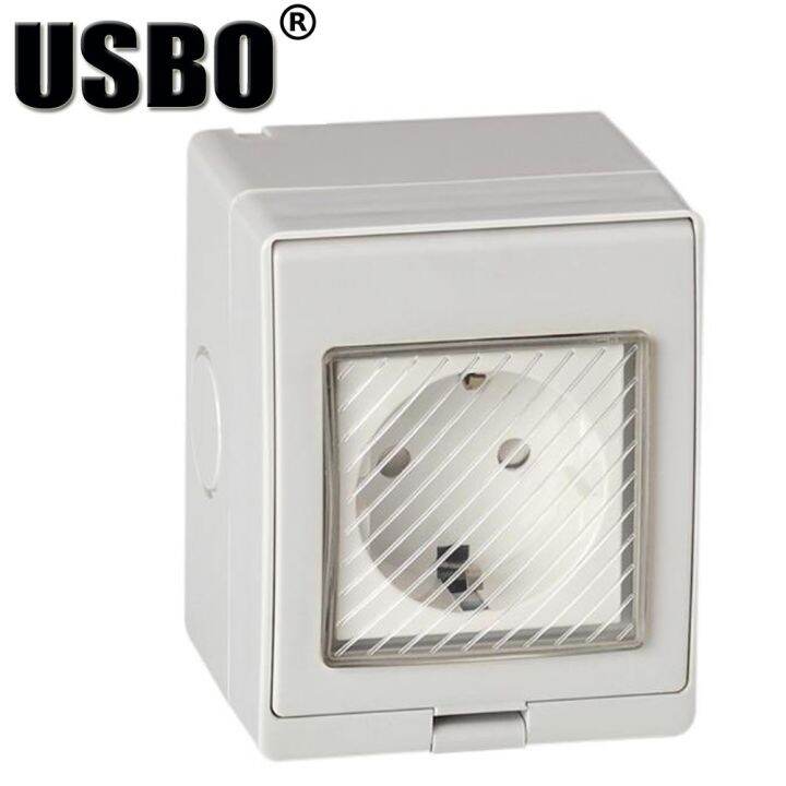 white-anti-uv-ip55-10a-16a-250v-outdoor-household-socket-us-au-uk-eu-frence-germany-africa-electrical-ac-power-waterproof-socket