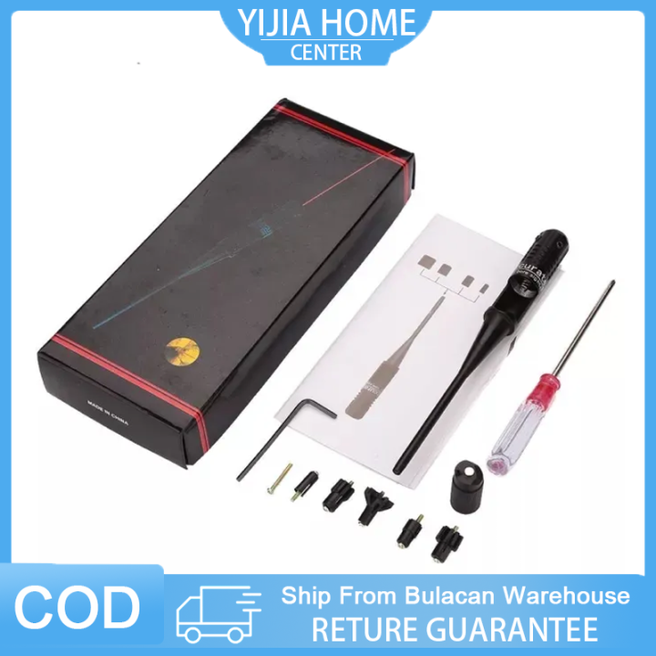 【YIJIA】Red Dot Laser Pointer Boresighter Bore Sighter Kit for Hunting