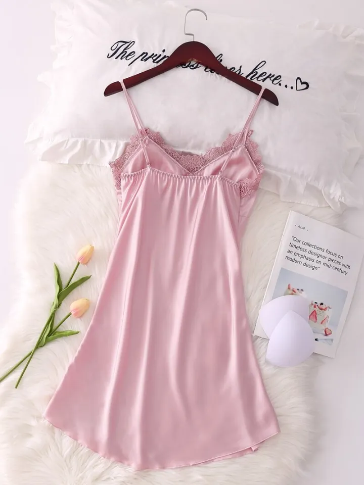 Lace Sling Nightdress for Women 2022 New Summer Ultra-Thin Ice