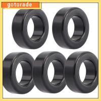 GOTORADE 5Pcs 42X24X16mm แหวนเฟอร์ไรต์ สีดำสีดำ วงแหวนขดลวดเหนี่ยวนำ ทนทานต่อการใช้งาน เหล็กแกนทอรอยด์ ตัวกรอง emi/rfi