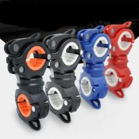 LED Bicycle Light Bracket 360 Degree Rotatable Mountain Cycling Racks Flashlight Holder Bicycle Riding Equipment Accessories Picture Hangers Hooks