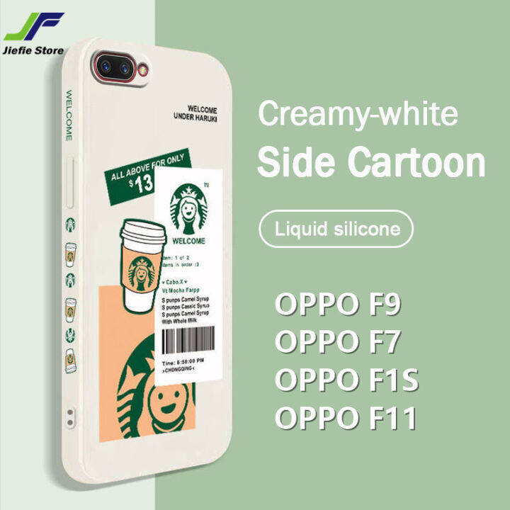 jiefie-เคสโทรศัพท์นักบินอวกาศการ์ตูนสำหรับ-oppo-f9-f7-f1s-f11-a83หมีน่ารักสนูปี้ฝาหลังกันแดดป้องกันปลอกซิลิโคนรูปสี่เหลี่ยม