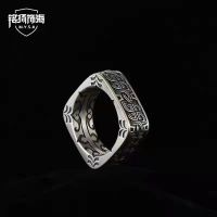 Chrome Heart pure silver high quality ring mens round pangu mens ring jewelry game of thrones peripherals