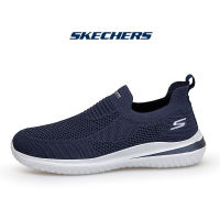 Skechers_สเก็ตเชอร์ส รองเท้าผู้ชาย Men Slip-Ins SKECHERS_USA Street Wear Delson 3.0 Cabrino Shoes - 210606-NVY Air-Cooled Memory Foam Classic Fit Women Goga Mat Arch Shoes Heel Pillow, Machine Washable, Slip-Ins, Vegan