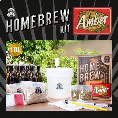 [สินค้าพร้อมจัดส่ง]⭐⭐WAS HOMEBREW KIT Amber 10Liters วอส​ โฮมบรูวคิท 10ลิตร ชุดเริ่มต้น Amber[สินค้าใหม่]จัดส่งฟรีมีบริการเก็บเงินปลายทาง⭐⭐