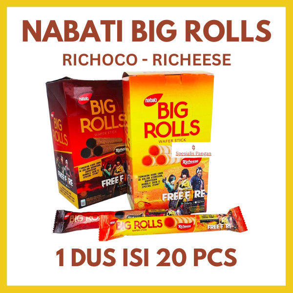 Grosir Nabati Big Rolls Box Isi Richeese Richoco Wafer Stick Roll Lazada Indonesia