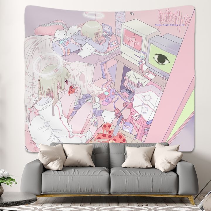 youmylove decorate〗 Japanese Anime Pink Girl Kawaii Room Decor ...