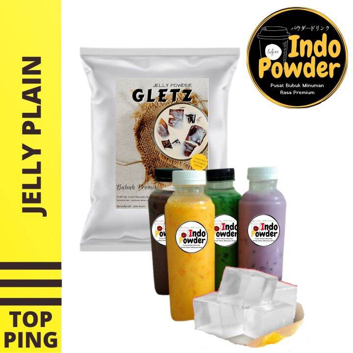 JELLY PLAIN Powder 1 Kg l Powder JELLY PLAIN 1 Kg l Bubuk JELLY PLAIN l Bubuk JELLY Lazada