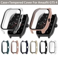 For Amazfit GTS 4 PC Case Tempered Cover Smart Watch Screen Protector Cover for Huami Amazfit GTS4 Bumper Shell Protective Case