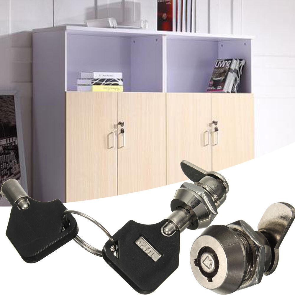 With 2 Keys 16-30mm W/2 MS102 Mailbox Lock Drawer Locker Home Hardware Cam Lock 