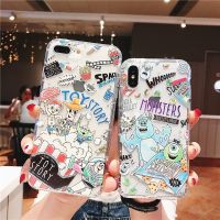 COD SDFGERGERTER Fashion Monsters Cartoon Apple Case for iphone 12 12Pro 12Promax 12Mini 11 11pro 11promax 6 6s 7 8 6plus 7plus 8plus X XS XR XS Max Clear Soft Cover