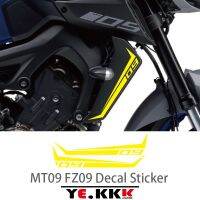 MT-09 Fairing Sticker Decals Hollow Reflective Radiator Rad Guard Decal Sticker Multiple Colours Available For YAMAHA MT09