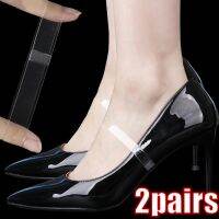 2Pairs Invisible Elastic Strings Women Plastic High Heels Bundle Shoelace Anti-slip Sneakers Strap Strings Anti-loose Straps