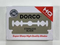 DORCO ของแท้กล่องโฉมใหม่ ใบมีดโกน สแตนเลส2คม (100ใบ)