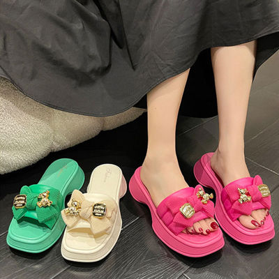 KAIDEWEMAK ✨（ส่งจากไทย）✨ร้องเท้า รองเท้าแตะ รองเท้าแฟชั่น สะดวกสบาย สไตล์เกาหลี แฟชั่น 2023 ใหม่ รองเท้าแตะสีสันสดใส