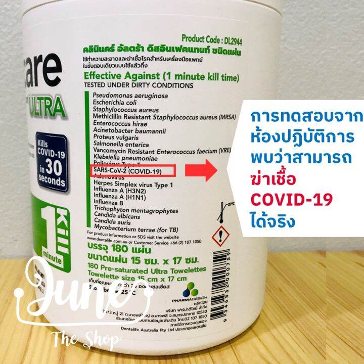 lot-ใหม่-exp03-25-clinicare-ultra-wet-wipe-ทิชชูเปียก-ผ้าอเนกประสงค์-ทำความสะอาด-ใช้ได้ทุกพื้นผิว-คุณภาพประเทศออสเตรเลีย