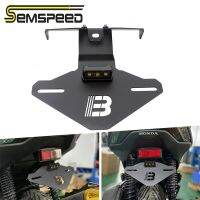 Semspeed PCX 125ที่ยึดแผ่นป้ายทะเบียนรถยนต์ด้านหลังรถจักรยานยนต์2021 2022 PCX160พร้อมตัวยึดแผ่นกรอบป้ายทะเบียนไฟ LED