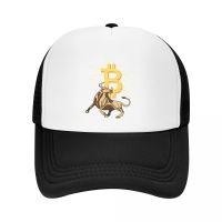 Classic Bitcoin Bull Trucker Hat Men Women Custom Adjustable Unisex BTC Crypto Currency Baseball Cap Spring