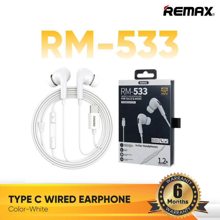 Best Quality Remax รุ่น rm-533 music bass stereo to type-c หูฟัง สมอลล์ ...