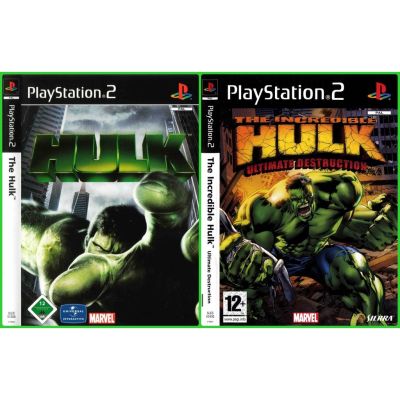 Hulk-The Incredible Hulk: Ultimate Destruction  เดอะฮัค แผ่นเกม PS2