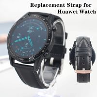 ❇❦∈ 22mm Replacement Quick release top grain leather watch band strap for huawei gt 2 smart watch band