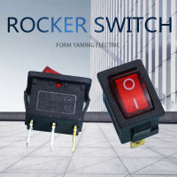 ใหม่20Pcs Red Light Rocker Switch 15*21มม. โคมไฟ KCD1-101เรือประเภท3หมุดเท้า2ตำแหน่ง ON-OFF