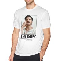 T Shirt MenS Cotton Vintage T-Shirts Crew Neck Pedro Pascal Tees Short Sleeve Clothes Gift