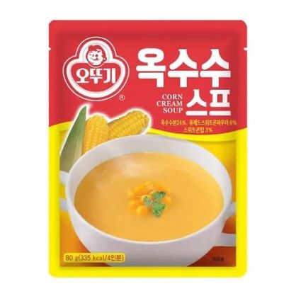 ผงซุปครีม-ออโตกิ-นำเข้าจากประเทศเกาหลี-corn-cream-soup-ottogi-80g