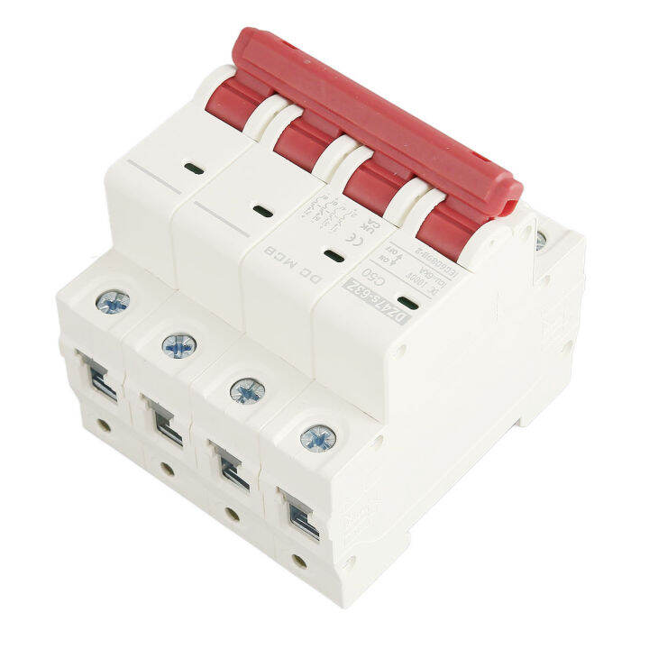 4P Small Circuit Breaker, Mini Circuit Breaker Robust Arc Extinguishing