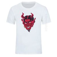 Summer Cotton T-Shirt Print Devil Shirt Short Sleeves O Neck T Shirt Men Harajuku TShirt Devil Head Clothing Top Quality