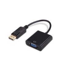 Display Port DP M to VGA F Cable 1080P Converter Adapter - Black - intl