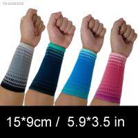 ▨❐▩ 15x9cm Nylon Elastic Wrist Brace For Volleyball Basketball Carpal tunnel Protection Sport Wristband Tennis Wrist Guard Support