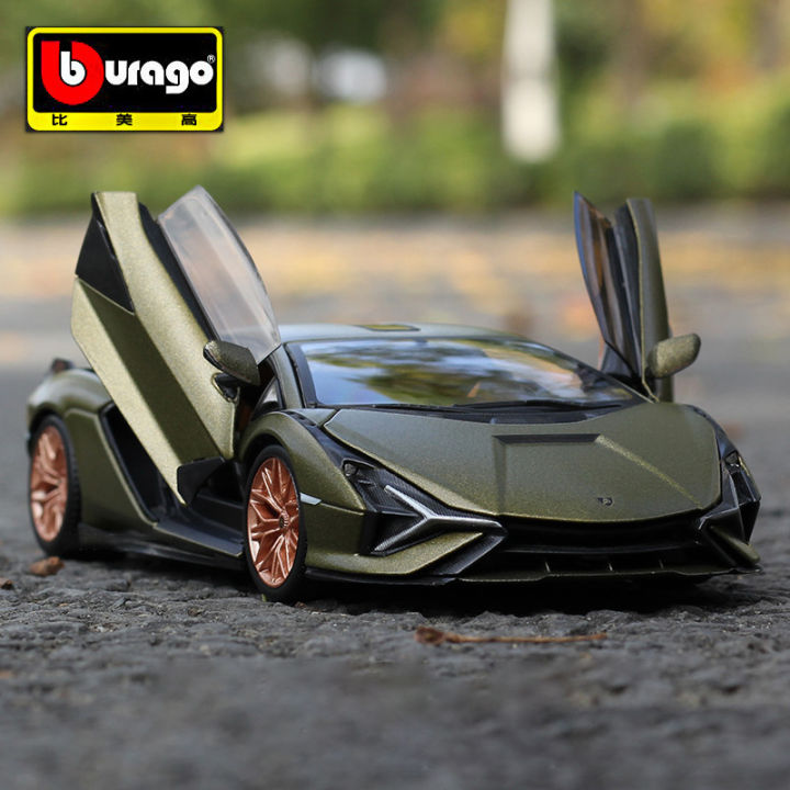 bburago-1-24-lamborghini-reventon-ล้อแม็กรถยนต์-d-iecasts-และของเล่นยานพาหนะรถรุ่นขนาดเล็กขนาดรุ่นรถสำหรับเด็ก