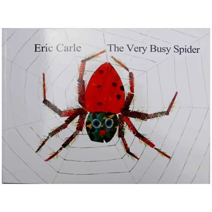 the-very-busy-spider-by-eric-carle-educational-english-picture-book-learning-card-story-book-for