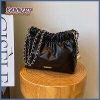 KANNERT หนังพียู กระเป๋าทรงถัง จีบลายสก๊อต จุได้มาก กระเป๋า Crossbody แฟชั่นสำหรับผู้หญิง ลำลองแบบสบายๆ กระเป๋าสะพายไหล่แบบสั้น ผู้หญิงผู้หญิงผู้หญิง