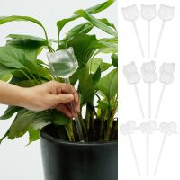 New 3Pcs Plant Watering Globes 140ML Self Watering Plant Watering Bulbs Transparent Automatic Watering Spikes Cute Shape Self Watering Systems  Garden