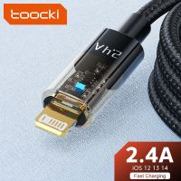 Toocki USB Cable for iPhone 11 12 13 14 Pro Max X XR 8 7 Plus 6 Fast Charging Charger Cable 2.4A Mobile Phone Chargers Wire Cord