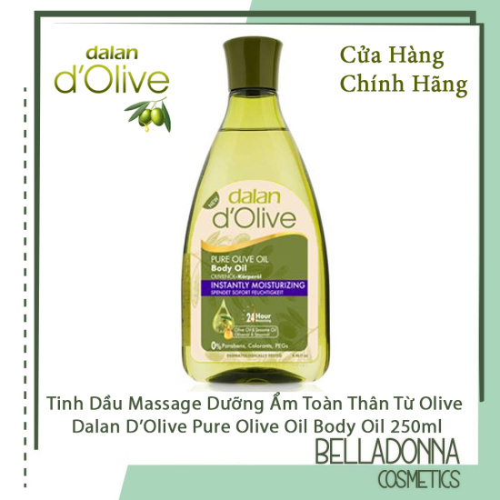 Tinh dầu massage dưỡng âm toàn thân từ ô liu dalan d olive olive oil body - ảnh sản phẩm 1