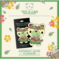 TED A CAR กลิ่นมะพร้าว : แผ่นน้ำหอมปรับอากาศ ?สุดฮิต