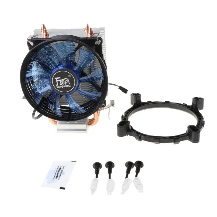 12cm Blade Aluminium PC CPU Cooler Cooling Fan For Intel 775/1155 AMD 754/AM2